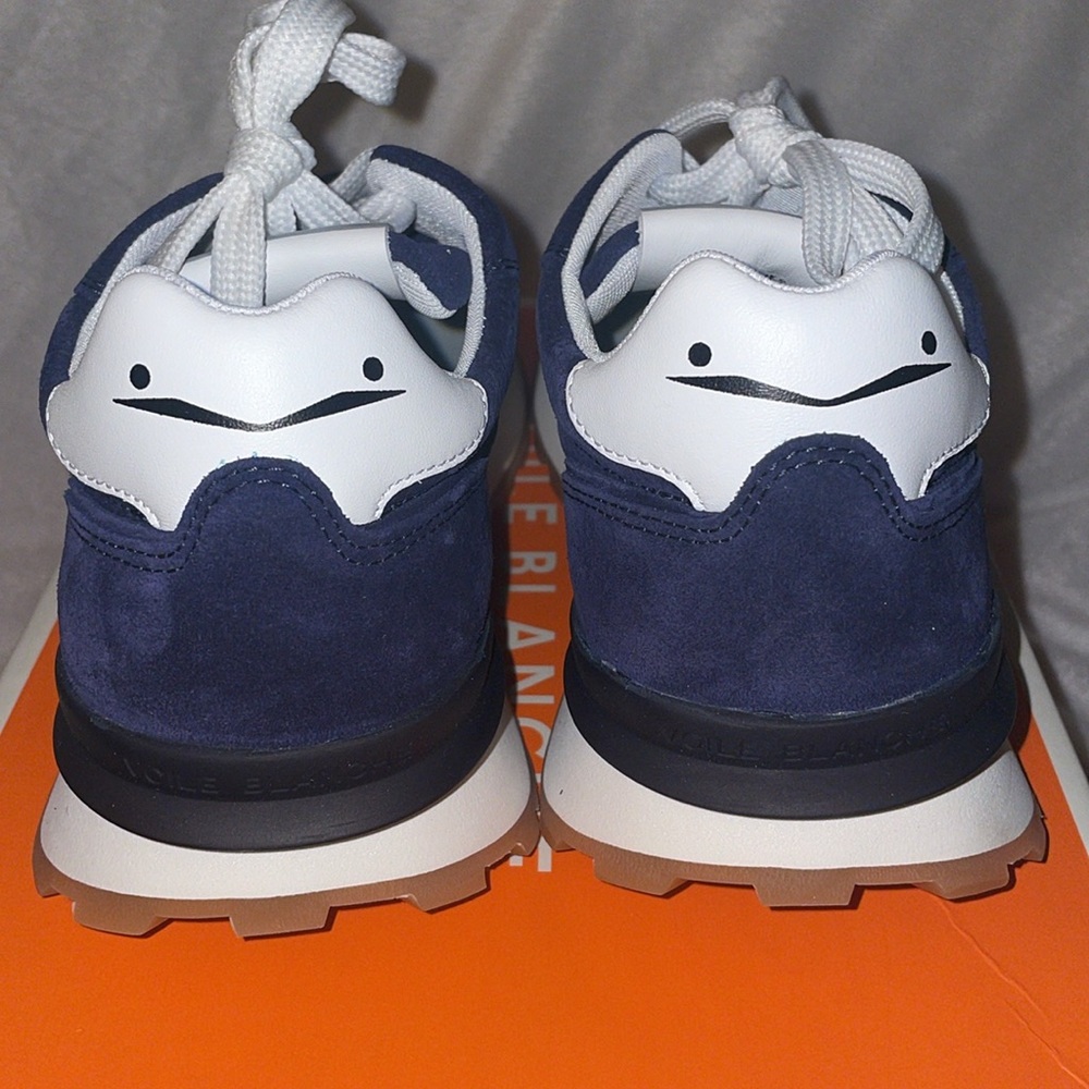 NWT VOILE BLANCHE Paris Race Sneaker in Ink Blue - Picture 11 of 15